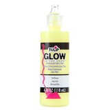 Tulip Glow In The Dark Dimensional Fabric Paint Yellow 4 fl oz (16067) (OUTLET)