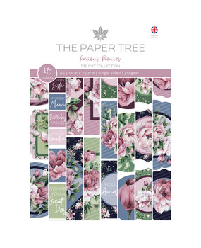 The Paper Tree Precious Peonies A4 Die Cut Collection (PTC1218) (OUTLET)