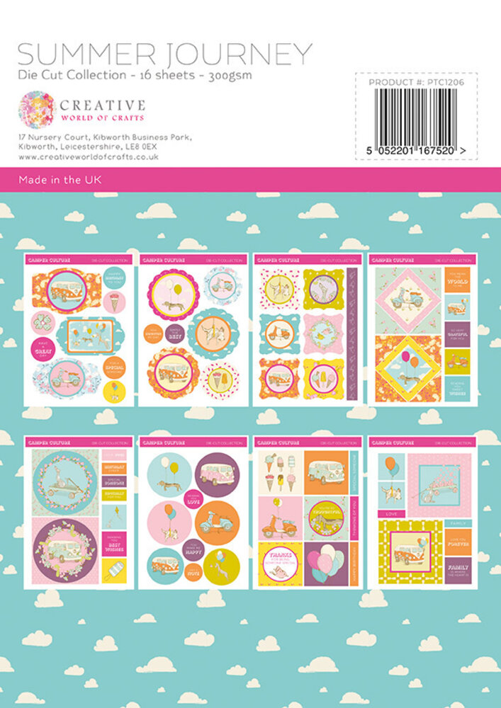 The Paper Tree Summer Journey A4 Die Cut Collection (PTC1206) (OUTLET) The Paper Tree Summer Journey A4 Die Cut Collection (PTC1206) (OUTLET)