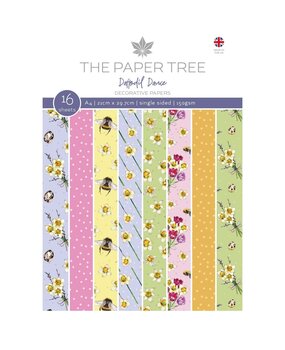 The Paper Tree Daffodil Dance A4 Decorative Papers (PTC1195) (OUTLET)
