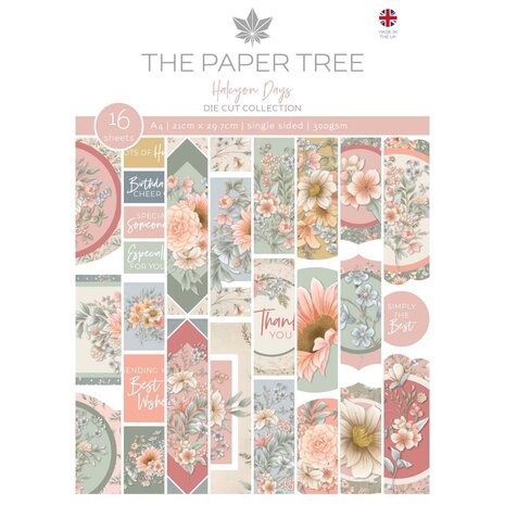 The Paper Tree Halcyon Days A4 Die Cut Collection (PTC1191) (OUTLET) The Paper Tree Halcyon Days A4 Die Cut Collection (PTC1191) (OUTLET)