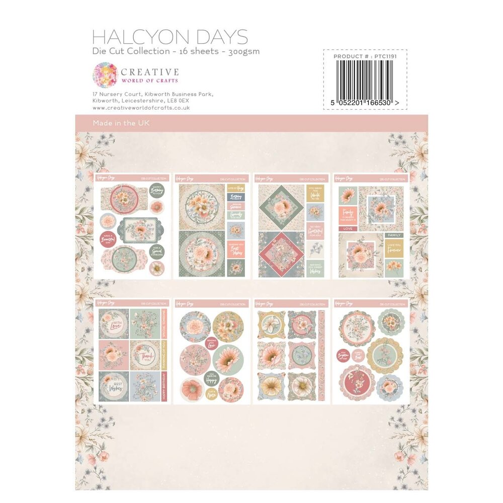 The Paper Tree Halcyon Days A4 Die Cut Collection (PTC1191) (OUTLET) The Paper Tree Halcyon Days A4 Die Cut Collection (PTC1191) (OUTLET)