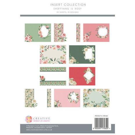 The Paper Boutique Everything is Rosy A4 Insert Collection (PB1884) (OUTLET)