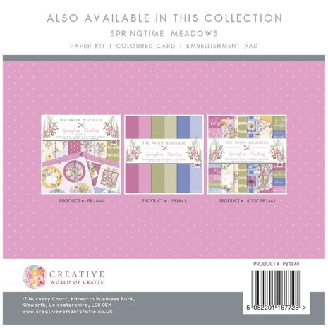 The Paper Boutique Spring Meadows 8x8 Inch Paper Kit (PB1840) (OUTLET) The Paper Boutique Spring Meadows 8x8 Inch Paper Kit (PB1840) (OUTLET)