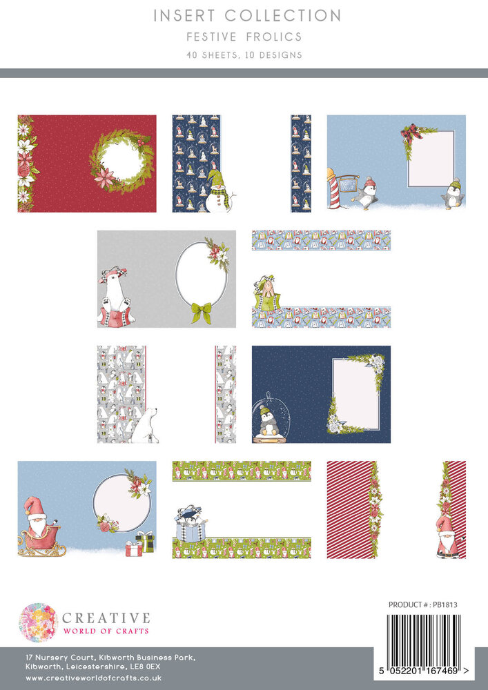 The Paper Boutique Festive Frolics A4 Insert Collection (PB1813) (OUTLET)