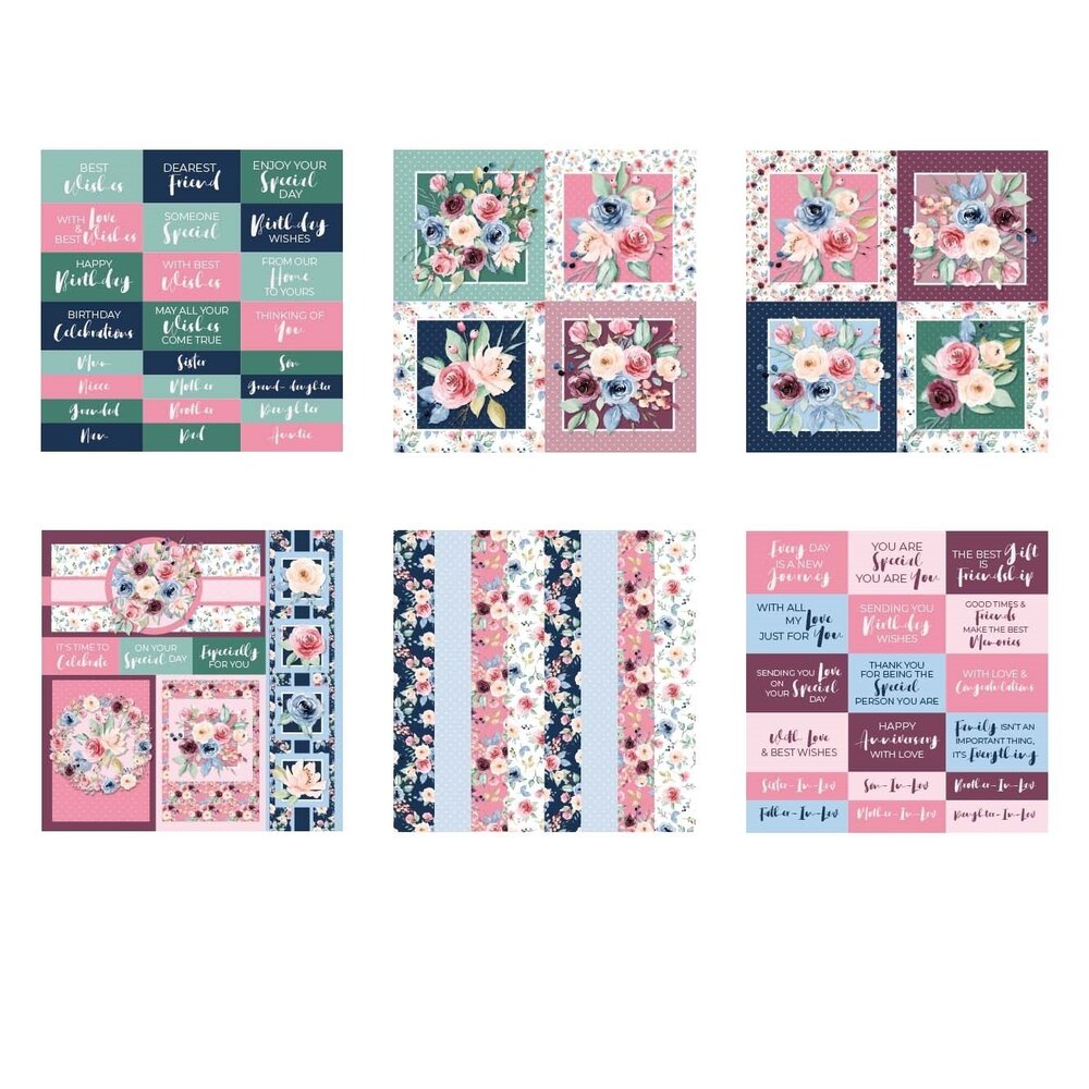 The Paper Boutique Bloomin Beautiful 8x8 Inch Embellishment Pad (PB1754) (OUTLET) The Paper Boutique Bloomin Beautiful 8x8 Inch Embellishment Pad (PB1754) (OUTLET)