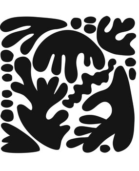 The Crafter's Workshop Splash Whoosh 12x12 Inch Stencil (TCW958) (OUTLET)