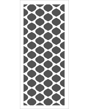 The Crafter's Workshop Fence Grid Slimline Stencil (TCW2317) (OUTLET)