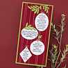 Stampendous! Season of Wonder Sentiments Clear Stamp Set (STP-246) (OUTLET)