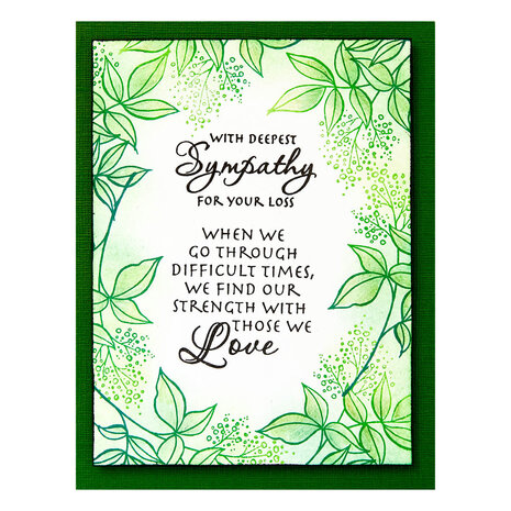 Stampendous! Sincere Sentiments Clear Stamp Set (STP-225) (OUTLET)
