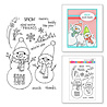 Stampendous! FransFormer Snowy Friends Clear Stamp Set (STP-218) (OUTLET)