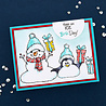 Stampendous! FransFormer Snowy Friends Clear Stamp Set (STP-218) (OUTLET)