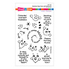 Stampendous! Snowman Hugs Faces & Sentiments Clear Stamps (STP-206) (OUTLET)