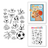 Stampendous! Puppy Hugs Faces and Sentiments Clear Stamps (STP-202) (OUTLET)