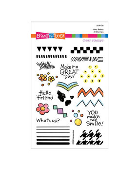 Stampendous! Geo Prints FransFormer Clear Stamps (STP-178) (OUTLET)