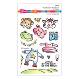 Stampendous! Moon Dance FransFormer Clear Stamps (STP-176) (OUTLET)