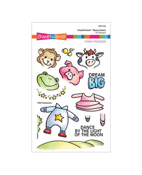 Stampendous! Moon Dance FransFormer Clear Stamps (STP-176) (OUTLET)