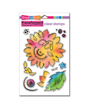 Stampendous! Sunflower FransFormer Clear Stamps (SSC3011) (OUTLET)