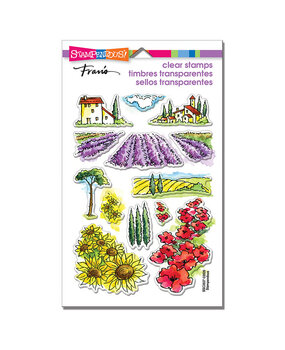 Stampendous! Field Of Flowers Perfectly Clear Stamps (SSC2027) (OUTLET)