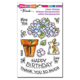 Stampendous! Pop Hydrangea Perfectly Clear Stamps (SSC1380) (OUTLET)