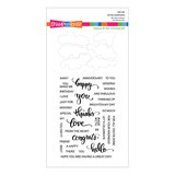 Stampendous! All the Sentiments Clear Stamp & Die Set (SDS-190) (OUTLET)
