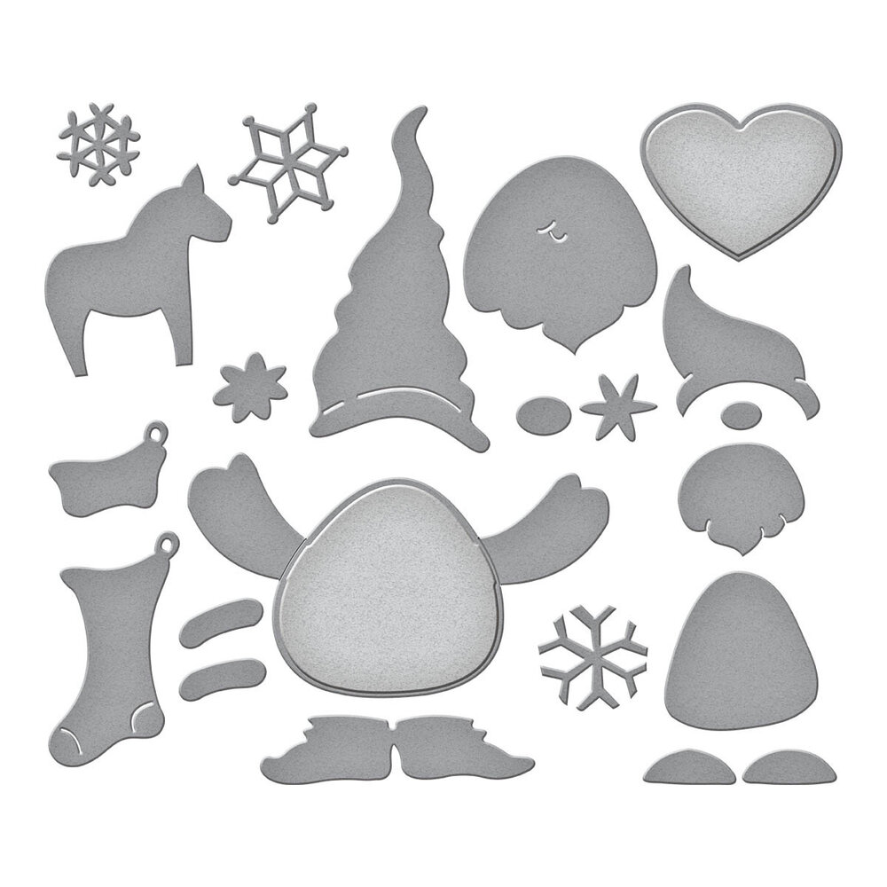 Stampendous! Gnome Hugs Cutting Dies (S6-213) (OUTLET)