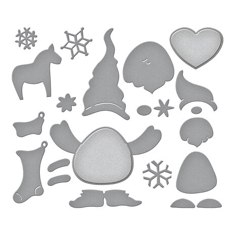 Stampendous! Gnome Hugs Cutting Dies (S6-213) (OUTLET)