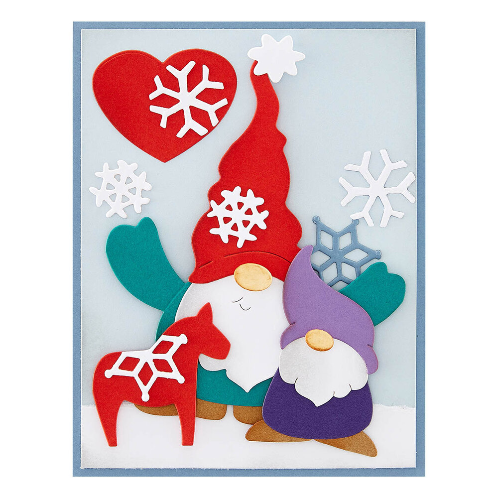 Stampendous! Gnome Hugs Cutting Dies (S6-213) (OUTLET)