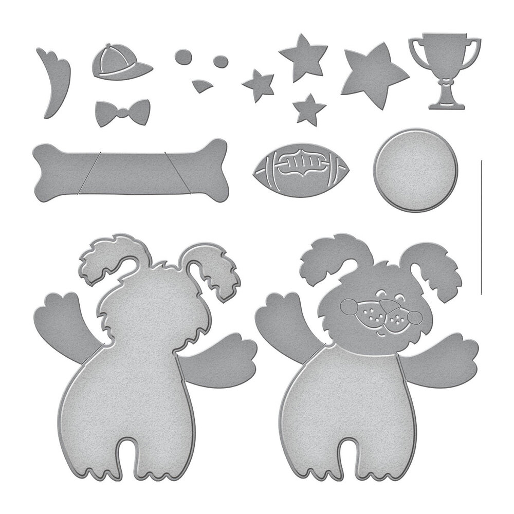 Stampendous! Puppy Hugs Cutting Dies (S5-589) (OUTLET)