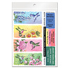 Stampendous! Quick Card Panels Hummingbird Bright (4pcs) (QC112AB) (OUTLET)