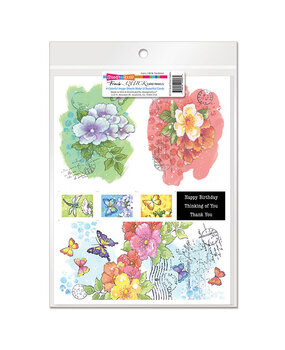 Stampendous! Quick Card Panels Floral Clusters (4pcs) (QC103) (OUTLET) Stampendous! Quick Card Panels Floral Clusters (4pcs) (QC103) (OUTLET)