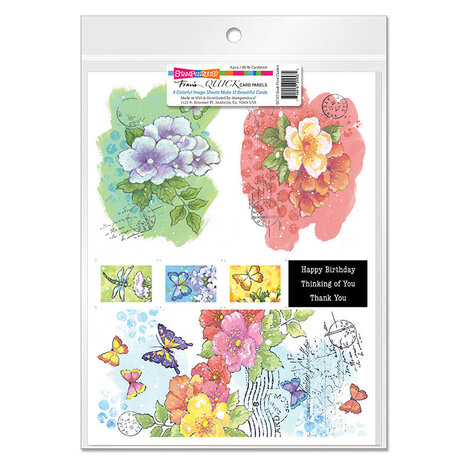 Stampendous! Quick Card Panels Floral Clusters (4pcs) (QC103) (OUTLET) Stampendous! Quick Card Panels Floral Clusters (4pcs) (QC103) (OUTLET)