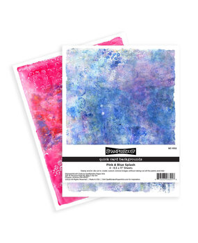 Stampendous! Quick Card Backgrounds Pink & Blue Splash (4pcs) (QC-002) (OUTLET) Stampendous! Quick Card Backgrounds Pink & Blue Splash (4pcs) (QC-002) (OUTLET)
