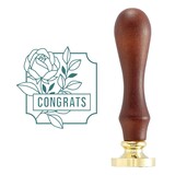 Spellbinders Framed Congrats Wax Seal Stamp (WS-010) (OUTLET)