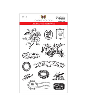 Spellbinders Compliments of the Season Clear Stamps (STP-146) (OUTLET) Spellbinders Compliments of the Season Clear Stamps (STP-146) (OUTLET)