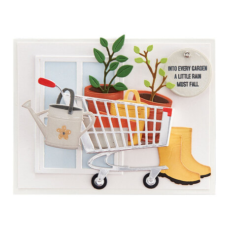 Spellbinders Around the Garden Clear Stamp (STP-123) (OUTLET)