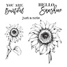 Spellbinders Hello Sunflower Clear Stamp (STP-017) (OUTLET) Spellbinders Hello Sunflower Clear Stamp (STP-017) (OUTLET)