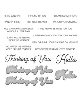 Spellbinders I've Got You Covered Clear Stamp & Die Set (SDS-181) (OUTLET)