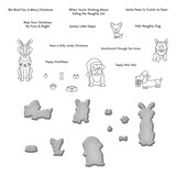 Spellbinders Christmas Pups Clear Stamp & Die Set (SDS-178) (OUTLET)