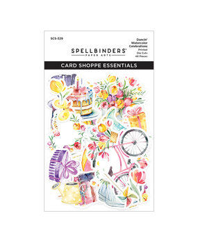 Spellbinders Dancin' Watercolor Celebrations Printed Die Cuts (SCS-329) (OUTLET) Spellbinders Dancin' Watercolor Celebrations Printed Die Cuts (SCS-329) (OUTLET)