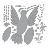 Spellbinders Hummingbird Card Creator Etched Dies (S7-231) (OUTLET)