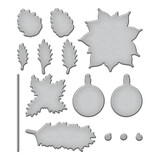 Spellbinders Halftone Holiday Etched Dies (S7-228) (OUTLET)