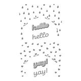 Spellbinders Raining Hearts Etched Dies (S5-559) (OUTLET)