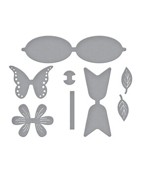 Spellbinders Create a Flutter & Flower Bow Etched Dies (S5-501) (OUTLET)