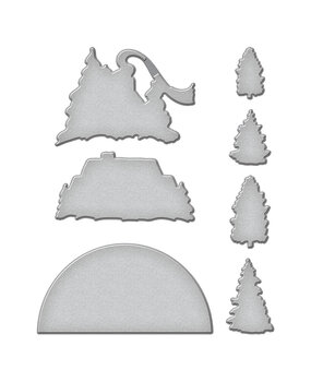 Spellbinders Winter Wonderland Etched Dies (S4-1310) (OUTLET)