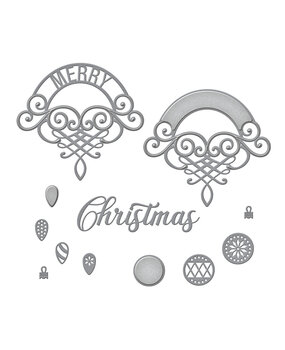 Spellbinders Merry Flourish Etched Dies (S4-1243) (OUTLET)