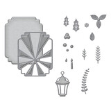 Spellbinders Holiday Label Motifs Etched Dies (S4-1239) (OUTLET)