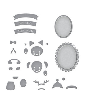 Spellbinders Special Pet Delivery Etched Dies (S4-1216) (OUTLET)