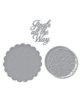 Spellbinders Jingle Word Frame Etched Dies (S4-1145) (OUTLET)