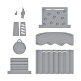 Spellbinders Layer Cake Surprise Etched Dies (S4-1099) (OUTLET)